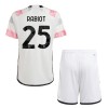 Maillot de Supporter Juventus Rabiot 25 Extérieur 2023-24 Pour Enfant